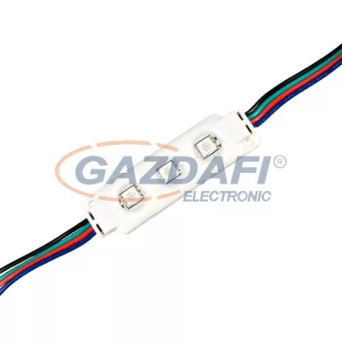 OPTONICA MO4563 LED MODUL RGB 3ledes 0.72W 12V 160° 70x16mm IP65 A+ 25000h OPTONICA MO4563 LED MODUL RGB 3ledes 0.72W 12V 160° 70x16mm IP65 A+ 25000h