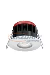 OPTONICA OT5044 LED süllyesztett, tűzálló spotlámpa, mágneses fehér keret, 10W 40° 750LM 200-240Vac, CRI>80, PF>0.9 IP65