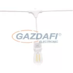   OPTONICA OT5053 kültéri fényfüzér, sorolható, fehér, fényforrás nélkül 15xE27 IP65 14.4M