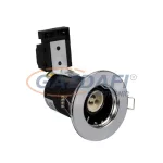   OPTONICA OT5061 króm, fix, lefelé világító spot lámpatest, tűzbiztos GU10 85x110mm IP20