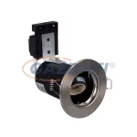   OPTONICA OT5062 matt króm, fix, lefelé világító spot lámpatest, tűzbiztos GU10 85x110mm IP20