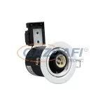   OPTONICA OT5063 fehé, fix, lefelé világító spot lámpatest, tűzbiztos, billenthető GU10 85x130mm IP20