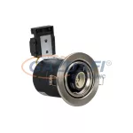   OPTONICA OT5065 matt króm, fix, lefelé világító spot lámpatest, tűzbiztos, billenthető GU10 85x130mm IP20