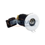   OPTONICA OT5066 fehér,fix.lefelé világító spot lámpatest,tűzbiztos GU10 85x130mm IP65