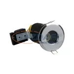   OPTONICA OT5067 króm, fix, lefelé világító spot lámpatest, tűzbiztos GU10 85x130mm IP65