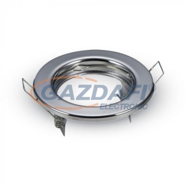 OPTONICA OT5072 fényes króm spot lámpatest Φ82*29mm Φ75mm G5.3