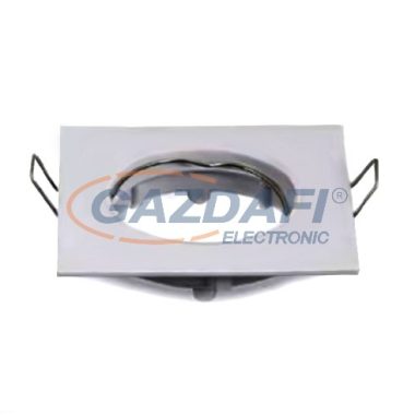 OPTONICA OT5076 fehér, négyzet spot lámpatest, állítható 82*82*29mm G5.3