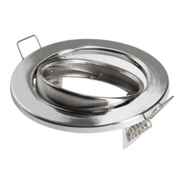 OPTONICA OT5099 króm spot lámpatest, beépíthető, állítható Φ82*29mm Φ70mm G5.3