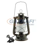   OPTONICA PD9041 LED viharlámpa,bronz 5W SMD AC100-240V 250lm 360° 180x285mm IP20 A+ 25000h