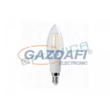 OPTONICA SP1436 LED fényforrás,filament E14 2W 220V 200lm 2700K 300° 30x110mm IP20 A+ 25000h