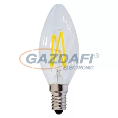 OPTONICA SP1470 Bec LED ,filament C35 4W E14 175-265V 400lm 6000K 300° 35x98mm IP20 A+ 25000h