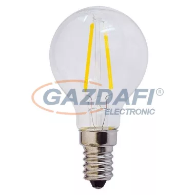 OPTONICA SP1476 LED fényforrás,filament G45 2W E14 175-265V 200lm 2700K 300° 45x78mm IP20 A+ 25000h