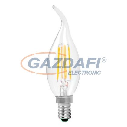   OPTONICA SP1482 Bec LED ,filament C35  E14 4W 320lm 175-265V 2700K 300° 35x115mm IP20 A+ 25000h