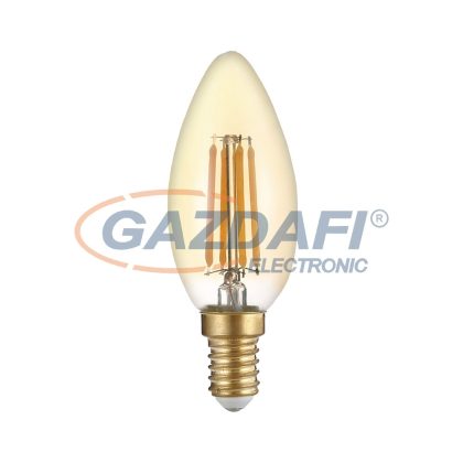   OPTONICA SP1490 LED fényforrás, filament C35 E14 4W 400LM 2500K AC220-240V
