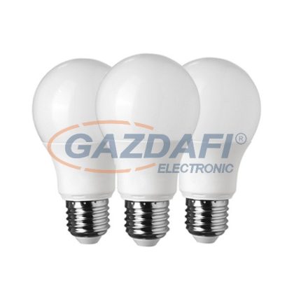   OPTONICA SP1727 LED fényforrás 3db/csomag A60 E27 10W 175-265V 806lm 6000K 270° 60x118mm IP20 A+ 25000h