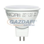   OPTONICA SP1761 LED fényforrás MR16 GU5.3 5W DC12V 320lm 6000K 110° 50x45mm IP20 A+ 25000h