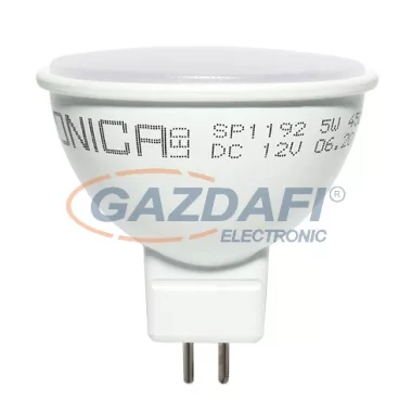 OPTONICA SP1766 LED fényforrás MR16 GU5.3 7W DC12V 500lm 2700K 110° 50x45mm IP20 A+ 25000h