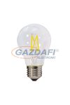 OPTONICA SP1854 LED fényforrás,filament A60 E27 5W 175-265V 600lm 6000K 300° 60x106mm IP20 A+ 25000h