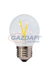 OPTONICA SP1864 LED fényforrás,filament G45 E27 2W 175-265V 200lm 6000K 300° 45x78mm IP20 A+ 25000h
