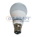   OPTONICA SP1912 LED fényforrás A65 B22 12W 170-265V 960lm 4500K 180° 60x110mm IP20 A+ 25000h