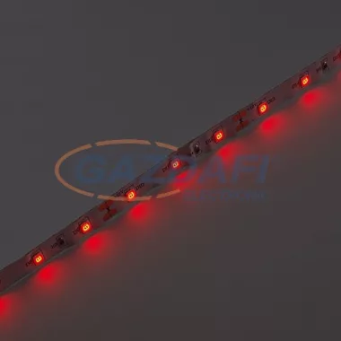 OPTONICA ST4104 LED beltéri szalag,piros 60ledes 4,8W 12V 240lm 120° 8x1000x2mm IP20 A+ 25000h