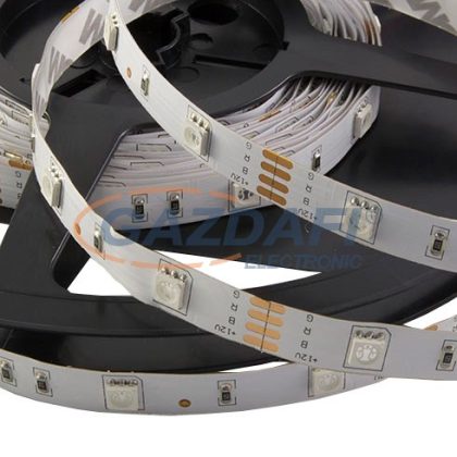   OPTONICA ST4303 LED kültéri szalag RGB 30ledes 7,2W 12V 360lm 120° 10x1000x2,5mm IP54 A+ 25000h