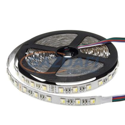   OPTONICA ST4483 LED szalag kültéri RGBWH 60ledes 6W/M 24V 100lm/W 6000K 120° 5000x12x3mm IP54 A+ 25000h