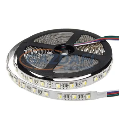 OPTONICA ST4484 LED szalag RGBWW 60ledes 6W/M 24V 100lm/W 2800K 120° 5000x12x3mm IP54 A+ 25000h