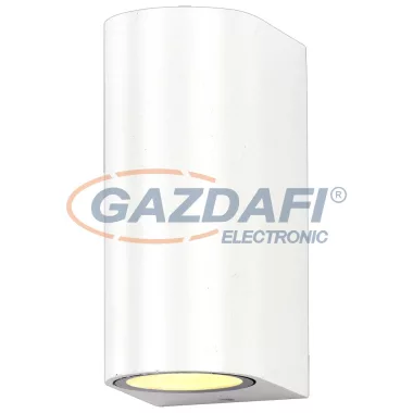 OPTONICA WL7438 fali lámpa alumínium fehér IP54 2*GU10 AC220-240V