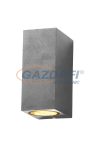 OPTONICA WL7442 fali lámpa alumínium ezüst IP54 2*GU10 AC220-240V