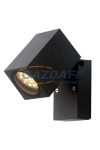 OPTONICA WL7443 fali lámpa alumínium fekete IP44 GU10 AC220-240V