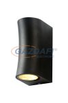 OPTONICA WL7446 fali lámpa alumínium fekete IP44 2*GU10 AC220-240V