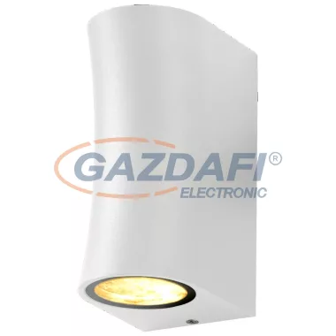 OPTONICA WL7447 fali lámpa alumínium fehér IP44 2*GU10 AC220-240V