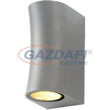 OPTONICA WL7448 fali lámpa alumínium ezüst IP44 2*GU10 AC220-240V