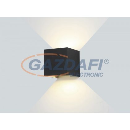   OPTONICA WL7455 LED falilámpa EPISTAR AC100-240V 6W IP54 494LM fekete 4000K