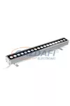 OPTONICA WW7128 LED homlokzati lámpatest 12W 220-240V 960lm 2700K 15° 500x60x50mm IP67 A+ 25000h