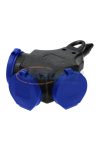 ORNO OR-AE-13209(GS) Schuko Hármas elosztó, vízálló, 3x2P+E, 16A, 230V AC