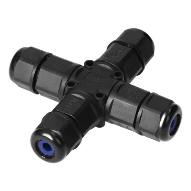 ORNO OR-AE-13615 Kábelcsatlakozó, X-típus, 4 ágú, 3x4mm², 450V/25A, IP68 ORNO OR-AE-13615 Kábelcsatlakozó, X-típus, 4 ágú, 3x4mm², 450V/25A, IP68