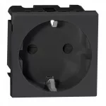   ORNO OR-GM-9010/B/GS Átlós beépíthető SCHUKO dugalj 3680W, 223V, fekete színben