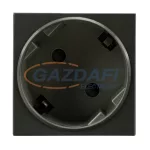   ORNO OR-GM-9010/B/GS45 Átlós beépíthető SCHUKO dugalj 3680W, 223V, fekete színben