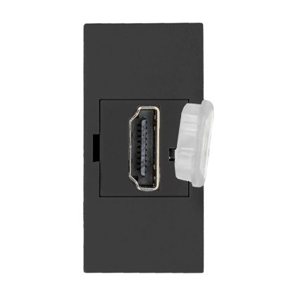   ORNO OR-GM-9010/B/HDMI Beépíthető kétoldalas HDMI dugalj, 22,5x45 mm, fekete színben