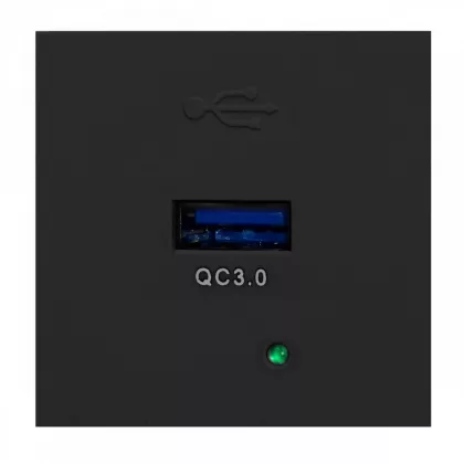   ORNO OR-GM-9010/B/USBQ Beépíthető Quick Charge USB 3.0, fekete színben