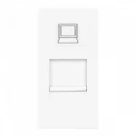   ORNO OR-GM-9010/W/RJ45 Beépíthető RJ45 dugalj, 22,5x45 mm, fehér színben
