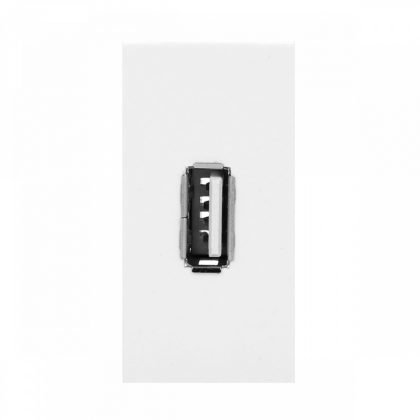   ORNO OR-GM-9010/W/USBDATA Beépíthető USB dugalj (pin), 22,5x45 mm, fehér színben
