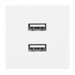   ORNO OR-GM-9010/W/USBX2 NOEN Beépíthető dupla USB dugalj (2,1A), fehér színben
