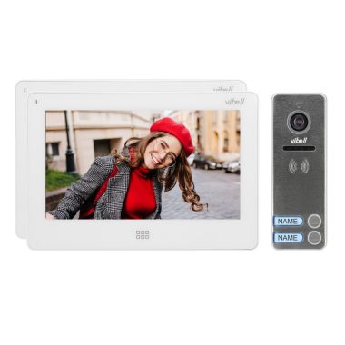 ORNO OR-VID-EX-1064/W FELIS MEMO MULTI2 Két család számára video kaputelefon szett, 7 " LCD monitor, fehér