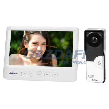 ORNO OR-VID-MC-1059/W IMAGO Egylakásos video kaputelefon, 7" LCD monitor