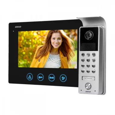 ORNO OR-VID-ME-1056/B CERES Video kaputelefon, színes, ultravékony 7" LCD monitor