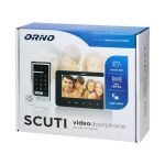   ORNO OR-VID-VP-1073/B SCUTI Video kaputelefon, színes, 7 "LCD monitor