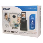   ORNO OR-VID-XE-1051/W SEMIS MEMO Vezeték nélküli kaputelefon, színes, 2,4 "LCD kijelző